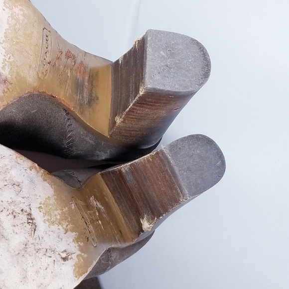 Coach | Suede Knee High Heel Boots, 7‎ - Picture 8 of 8